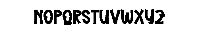 Lovely Background Font LOWERCASE