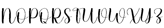 Lovely Chistmas Font UPPERCASE