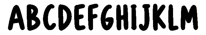 Lovely Days Bold Font UPPERCASE