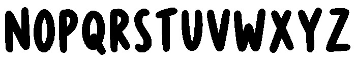 Lovely Days Bold Font UPPERCASE
