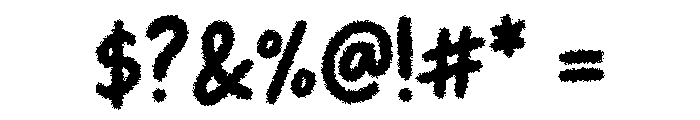 Lovely Days Rough Font OTHER CHARS