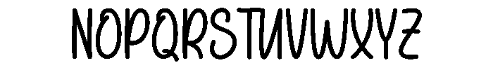 Lovely Dinner Font UPPERCASE