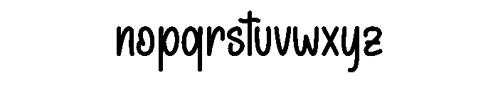 Lovely Dinner Font LOWERCASE