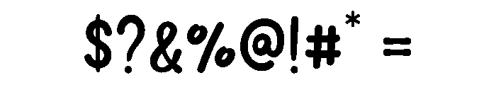 Lovely Handwritten Font OTHER CHARS