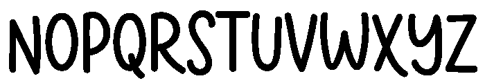 Lovely Handwritten Font UPPERCASE
