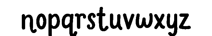 Lovely Handwritten Font LOWERCASE