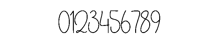 Lovely Handwrittern Font OTHER CHARS