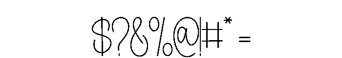 Lovely Handwrittern Font OTHER CHARS