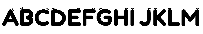 Lovely Hearties Font UPPERCASE