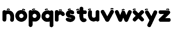 Lovely Hearties Font LOWERCASE