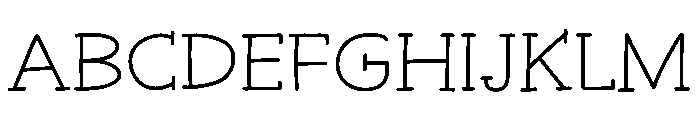 Lovely Letter Font UPPERCASE