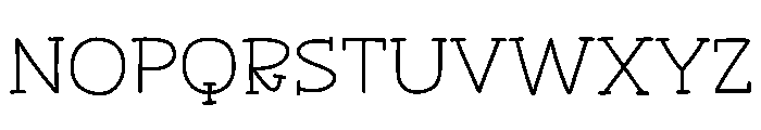 Lovely Letter Font UPPERCASE