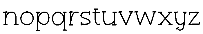 Lovely Letter Font LOWERCASE