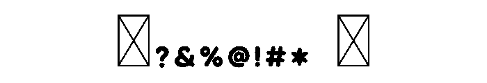 Lovely Patch Font OTHER CHARS