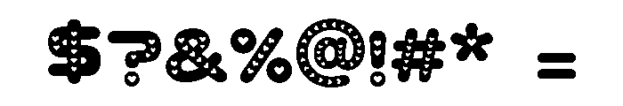 Lovely Place Font OTHER CHARS