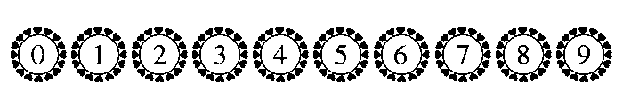Lovely Valentines Frame Font OTHER CHARS