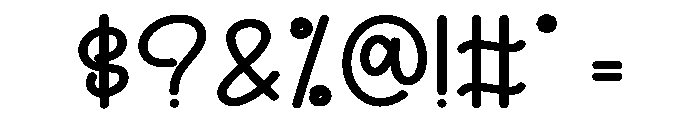 Lovely Weekend Font OTHER CHARS
