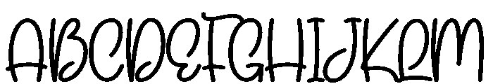 Lovely Weekend Font UPPERCASE