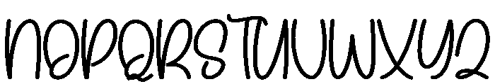 Lovely Weekend Font UPPERCASE