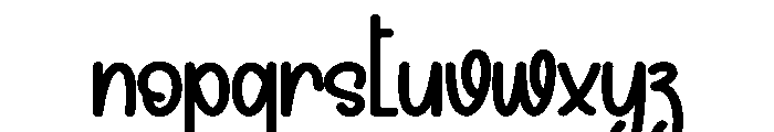 Lovely Weekend Font LOWERCASE