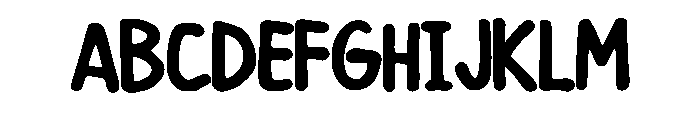 Lovely Whiteboard Regular Font UPPERCASE