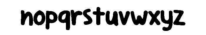 Lovely Whiteboard Regular Font LOWERCASE