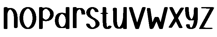 Lovely Writing Font LOWERCASE