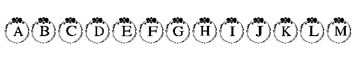 Lovely bow Font UPPERCASE
