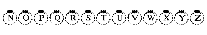 Lovely bow Font UPPERCASE