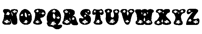 Lovely fish Font UPPERCASE