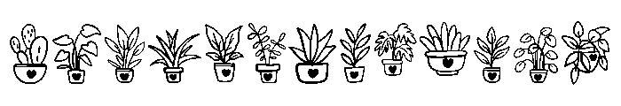 Lovely potted plants FONT