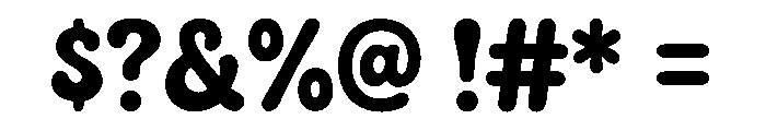 LovelyChunky Font OTHER CHARS
