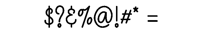 LovelyTale Font OTHER CHARS