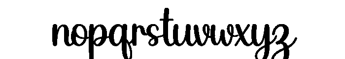 LovemadeForever Font LOWERCASE