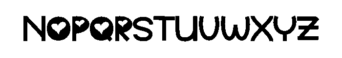 Lovemore Font UPPERCASE