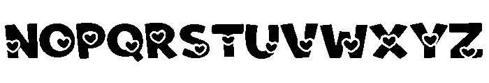 Loventy Love Font UPPERCASE
