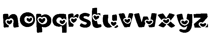 Loventy Love Font LOWERCASE