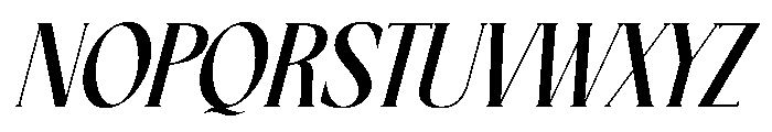 Lover Roses Italic Font UPPERCASE