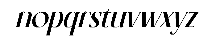 Lover Roses Italic Font LOWERCASE