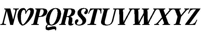 Lover Signal Italic Font UPPERCASE