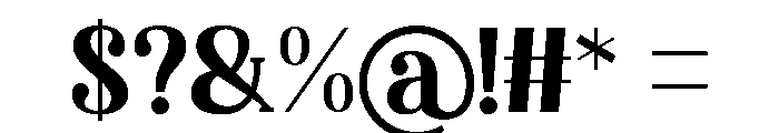 Lover Signal Regular Font OTHER CHARS