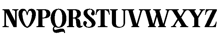 Lover Signal Regular Font UPPERCASE