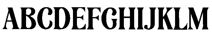 Loveridge Font UPPERCASE