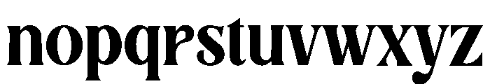 Loveridge Font LOWERCASE
