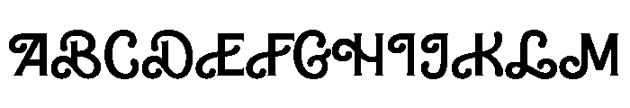Lovers Barbie Regular Font UPPERCASE
