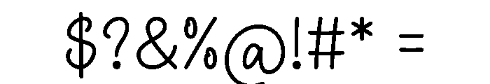 Loves Shine Regular Font OTHER CHARS