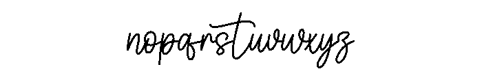 Lovine Font LOWERCASE