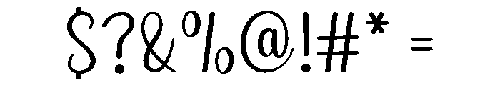 Loving Calligraphy Font OTHER CHARS