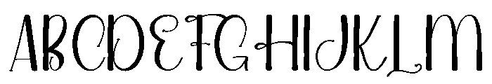 Loving Calligraphy Font UPPERCASE