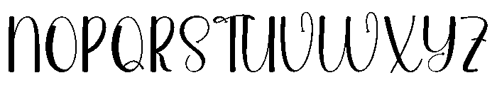 Loving Calligraphy Font UPPERCASE